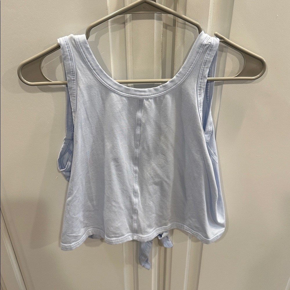 lululemon athletica Light Blue Tank Top
